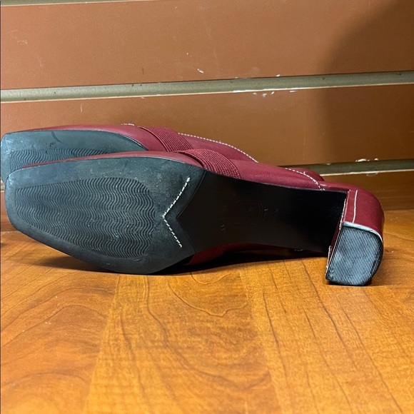 Nordstrom Burgundy Leather Mules - Picture 12 of 15